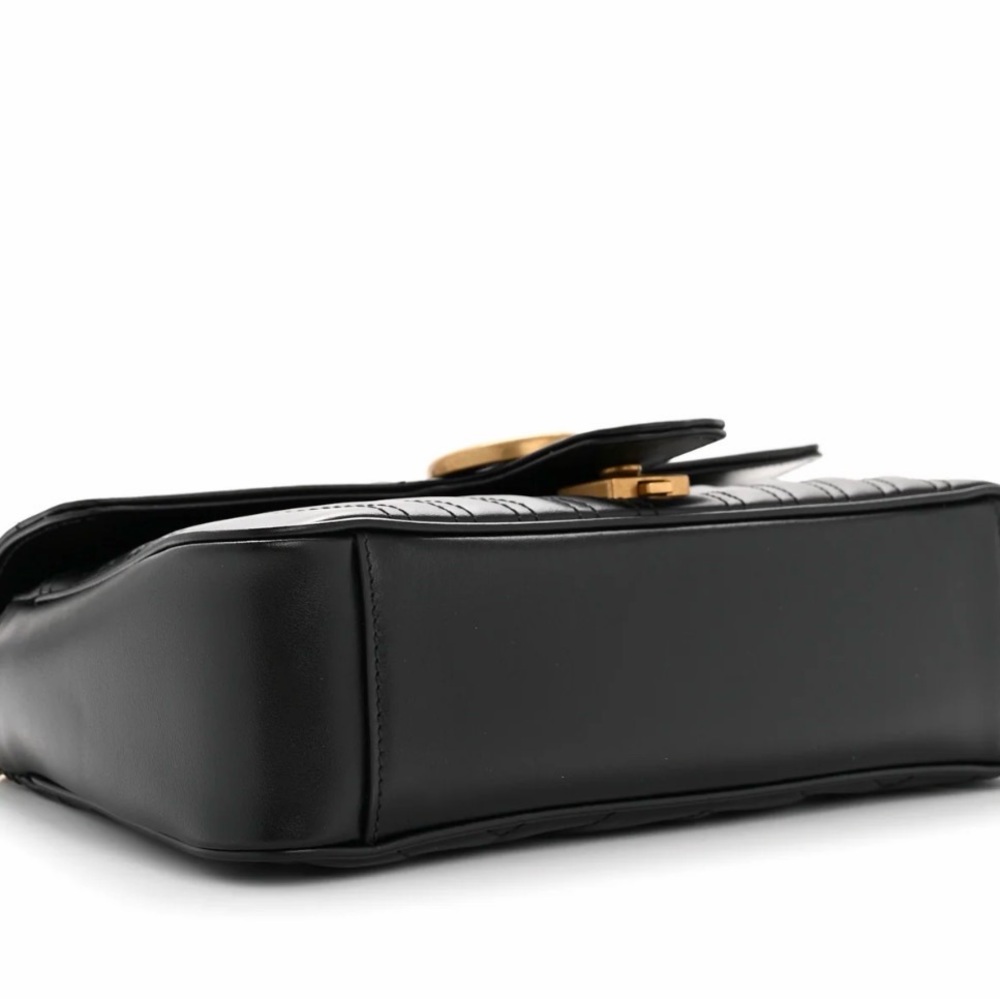NEW Gucci Matelasse Small Marmont Shoulder Bag - Picture 3 of 14